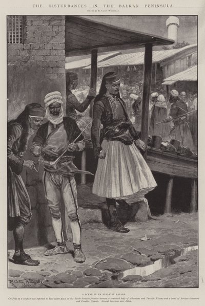 Les troubles dans la péninsule balkanique - Richard Caton Woodville junior